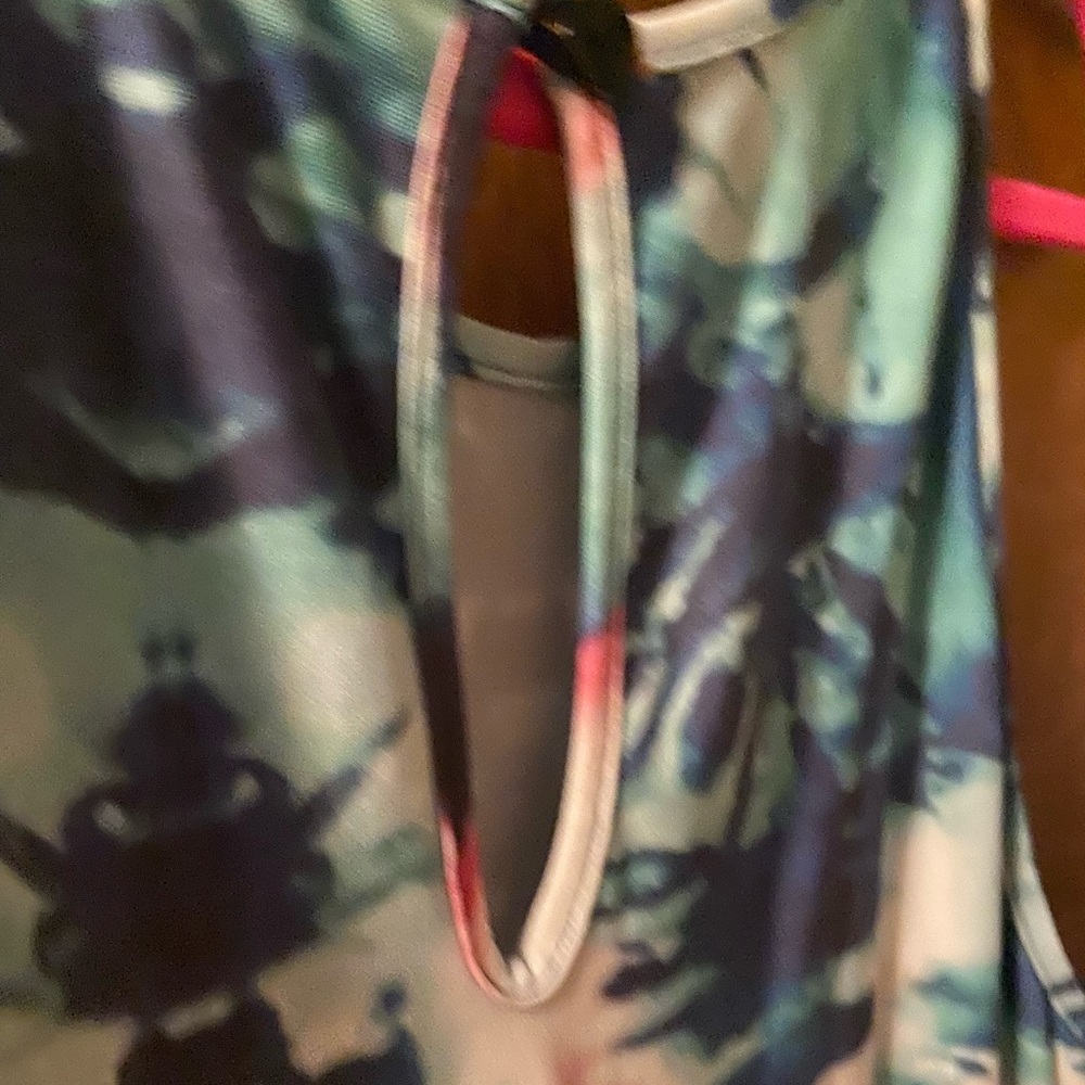 Ashley Stewart Tie dyed dress with one side slit. Size 22/24. Pretty and comfy! - Picture 5 of 6